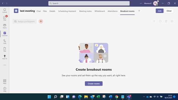 Breakout Rooms Setup 1