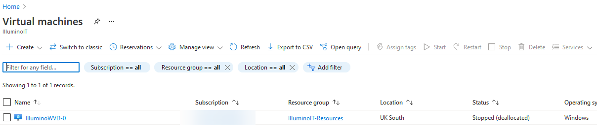 Virtual Machine Role 1